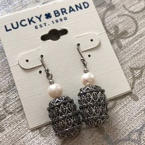 🔥SALE🔥Lucky Brand Pearl stone Earrings NWT